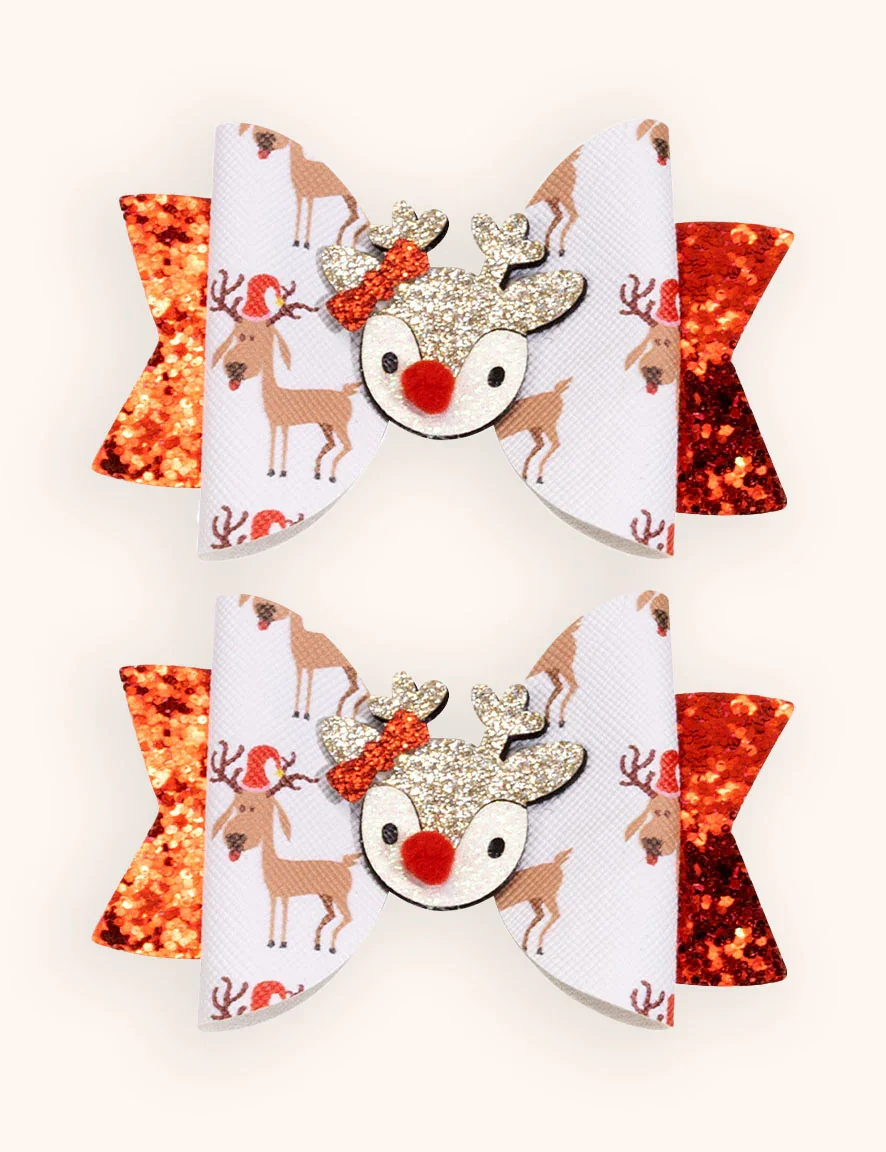 2PCS Christmas Hariclips - Image 4
