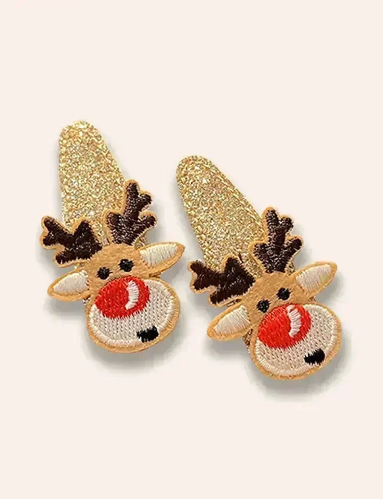 2PCS Christmas Series Hairpins - Image 4