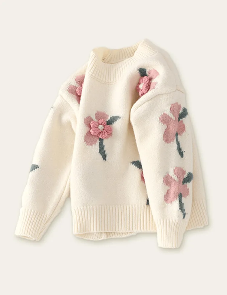3D Flower Sweater - Image 4