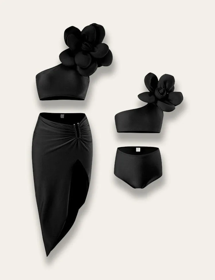 3D Flowers Family Matching Swim Suit - Image 3