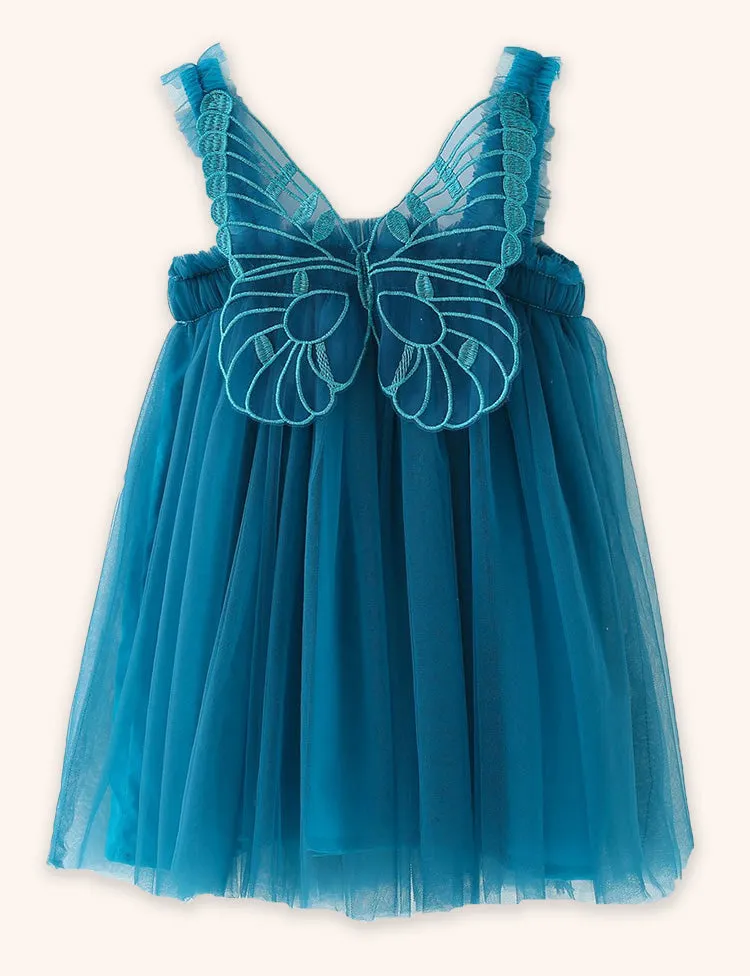3D Butterfly Tulle Dress - Image 3