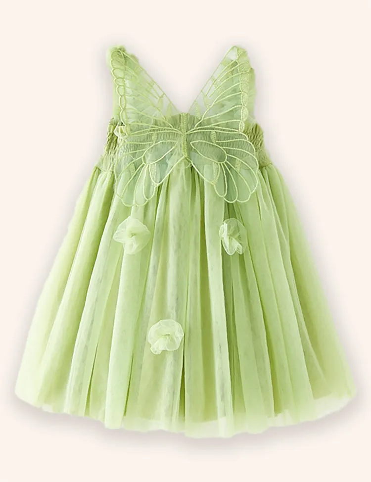 3D Wings Tulle Dress - Image 6