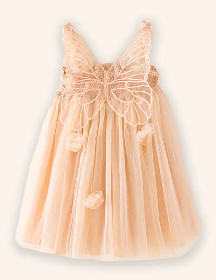 3D Wings Tulle Dress - Image 7