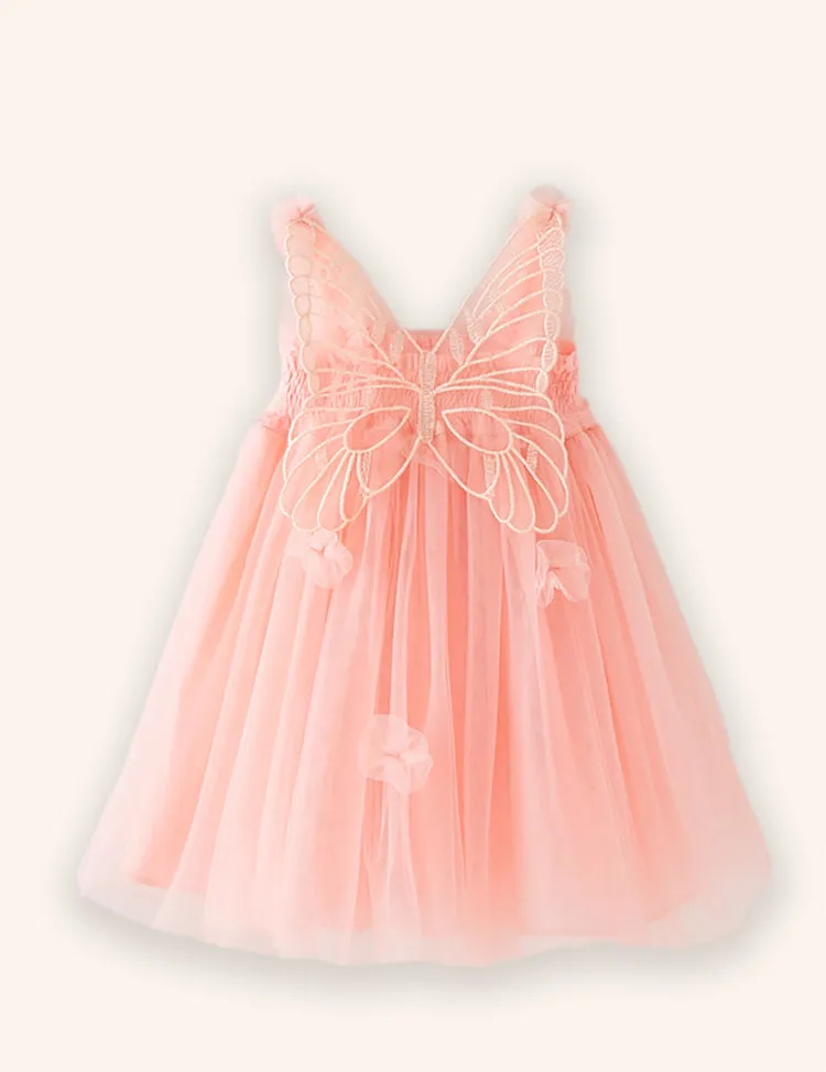 3D Wings Tulle Dress - Image 8