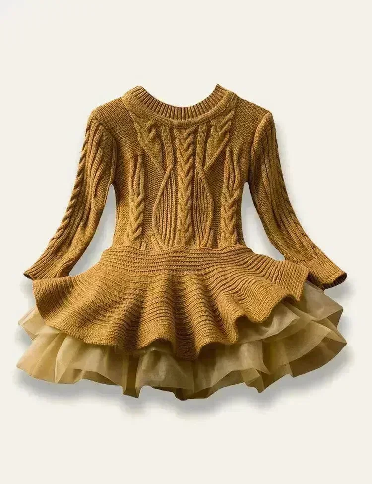 Christmas Long Sleeve Knit Dress - Image 2