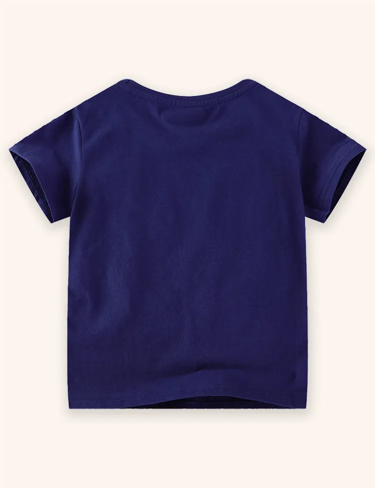 Dogs Applique T-Shirt - Image 2