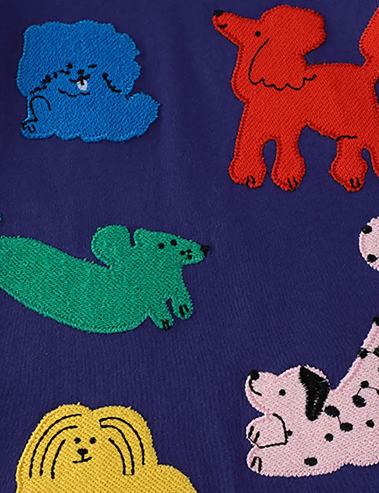 Dogs Applique T-Shirt - Image 3