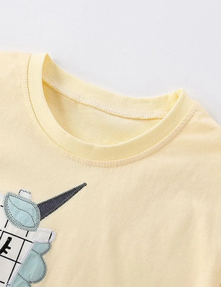 Unicorn Appliqué T-shirt - Image 2