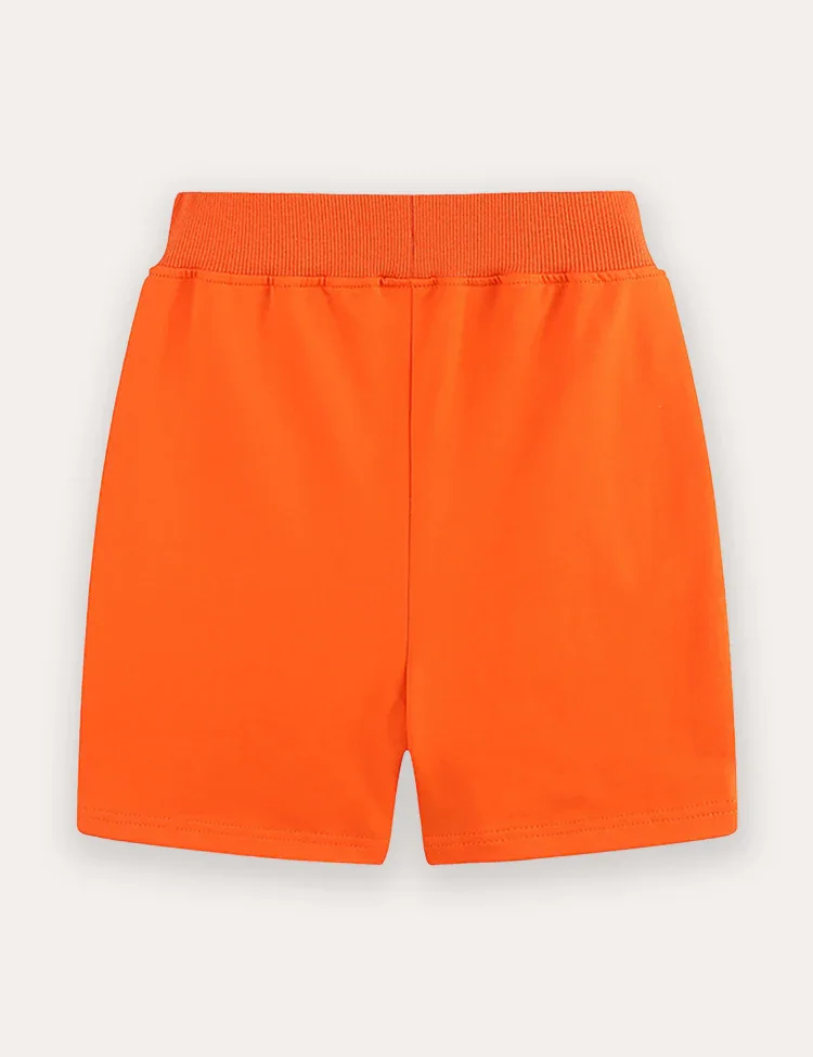 Animal Embroidered Cotton Shorts - Image 2