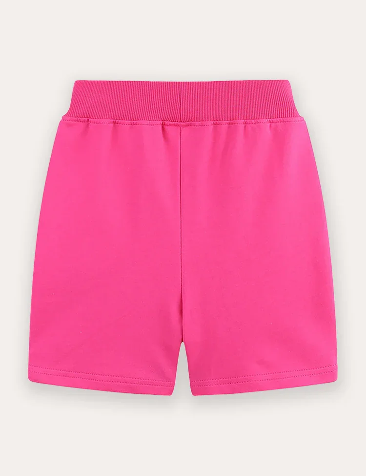 Animal Embroidered Cotton Shorts - Image 2