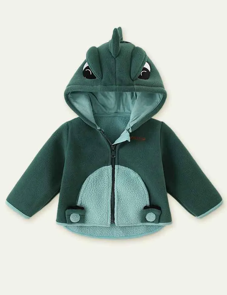 Animal Fleece Padded Coat - Image 4