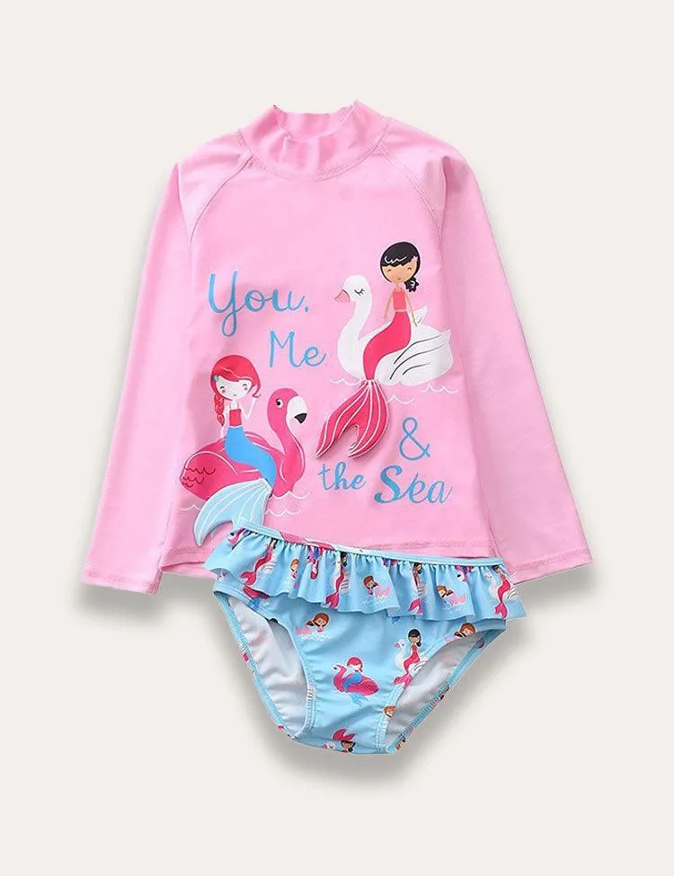 Animal Split Swimsuit