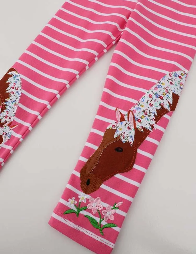 Horse Appliqué Leggings - Image 2