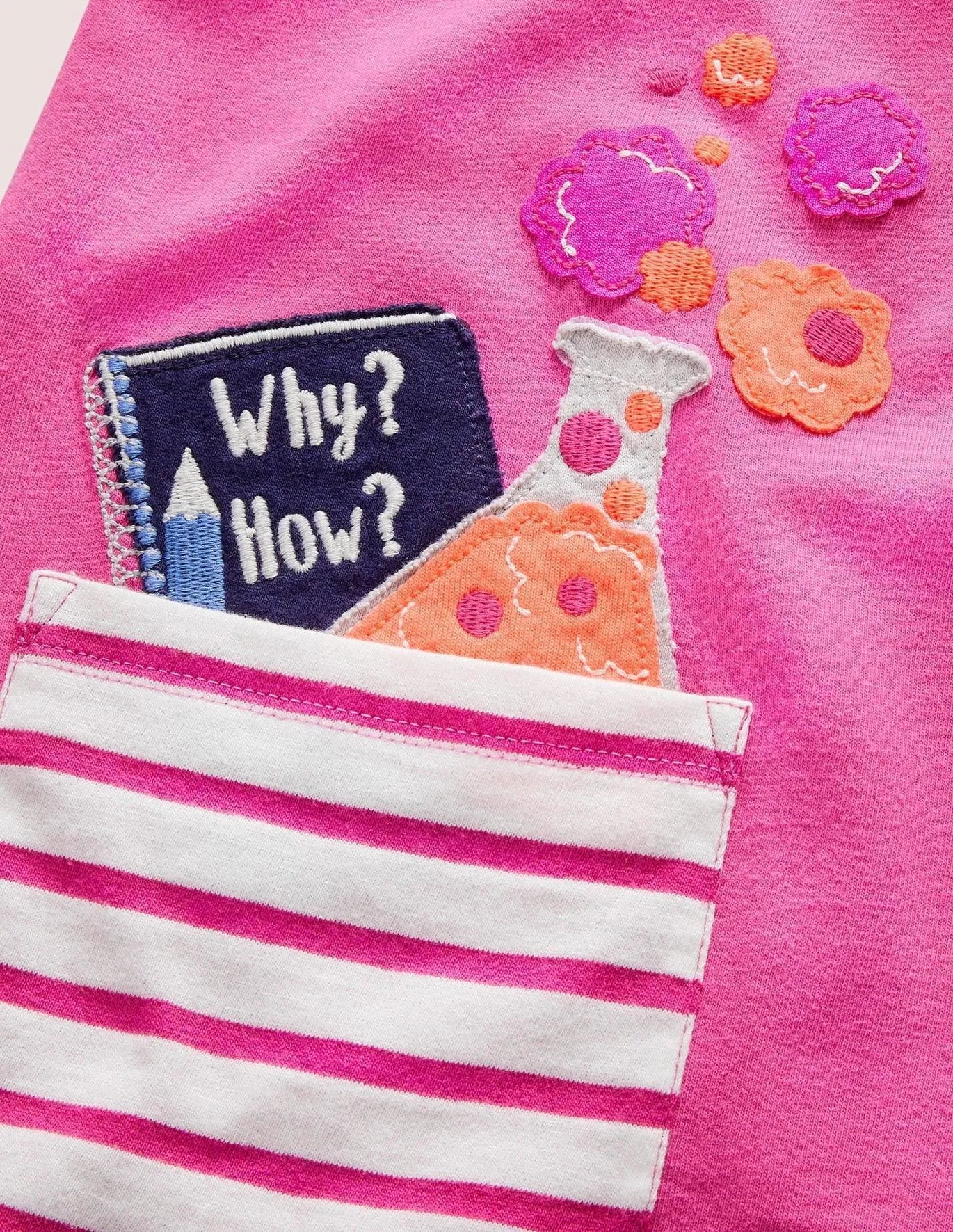 Artist Appliqué Pocket Dress - Image 5