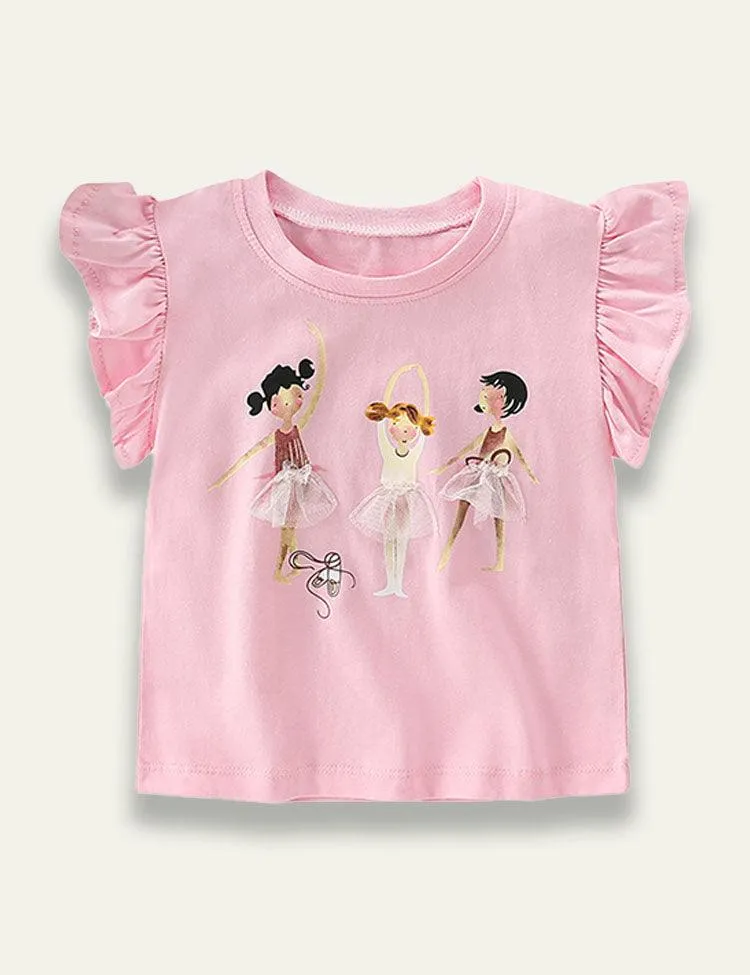 Ballet Dancer Printed T-shirt