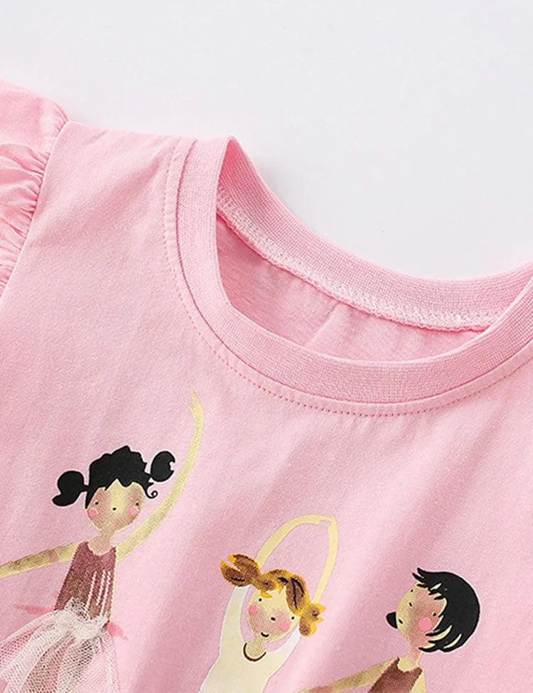 Ballet Dancer Printed T-shirt - Image 4