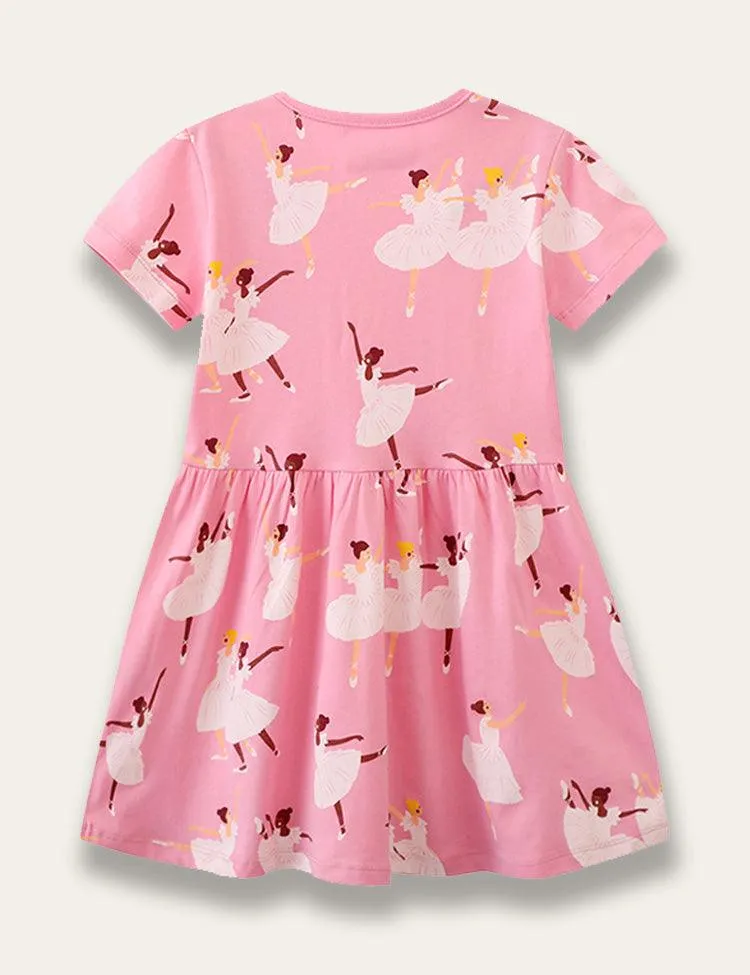 Ballet Girl Printed Dress - Image 3