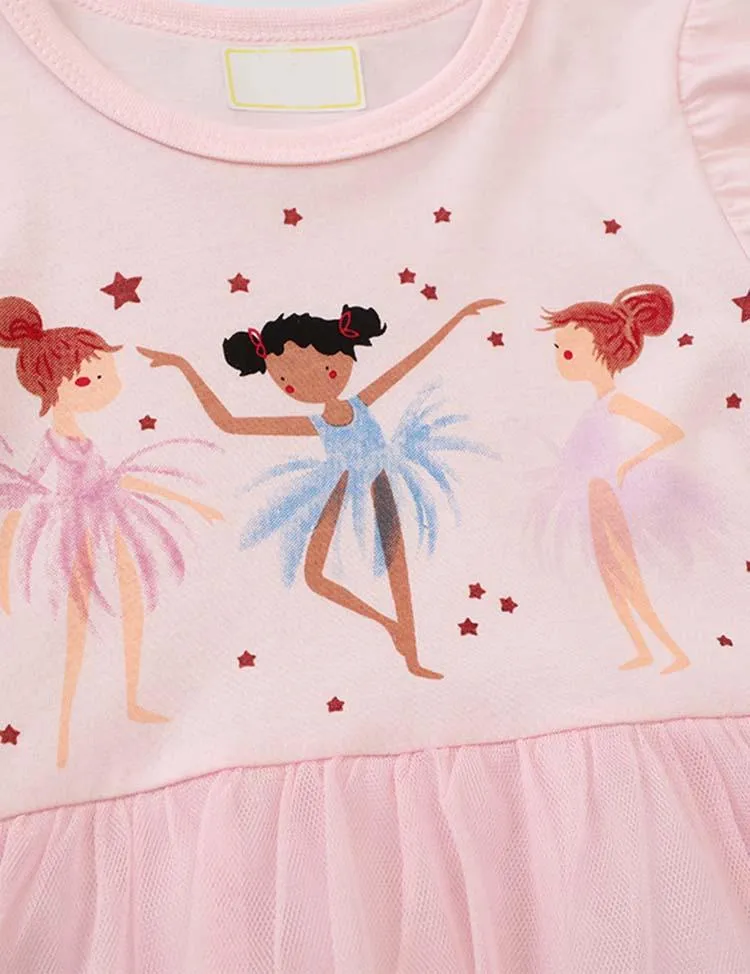 Ballet Girl Printed Dress - Image 4