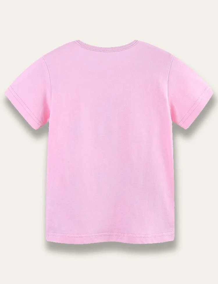 Balloon Bunny Print T-Shirt - Image 3