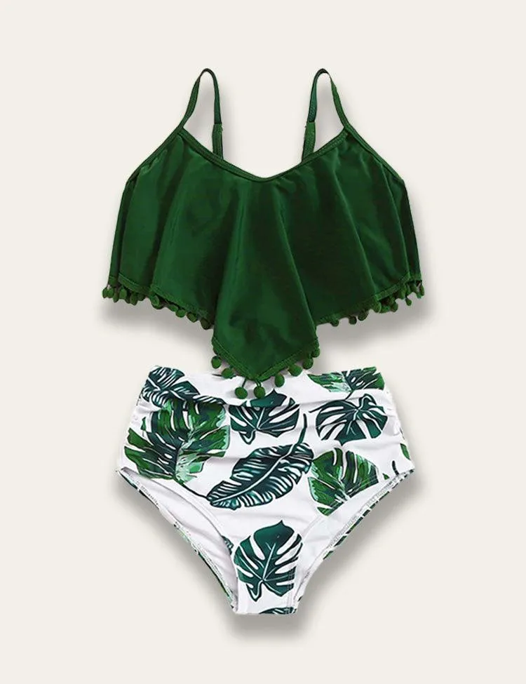 Beach Vacation Ruffled Swimsuit