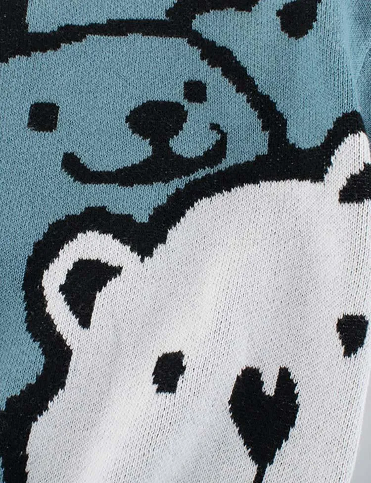 Bear Brocade Sweater - Image 3