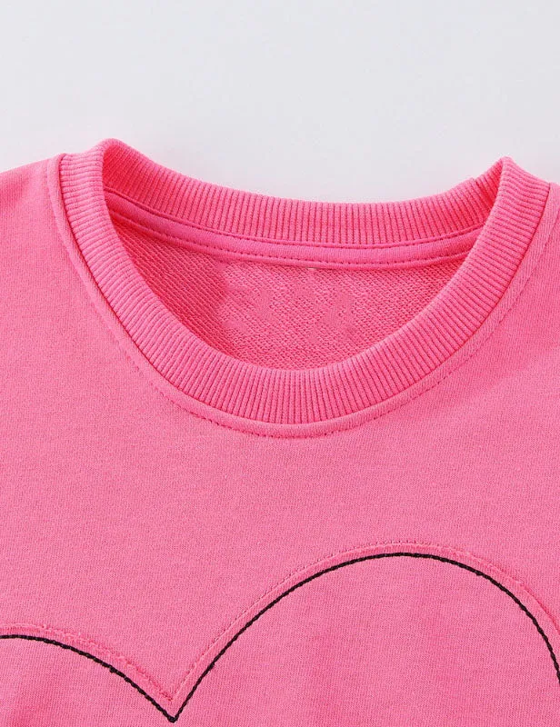 Big Heart Cute Sweatshirt - Image 4