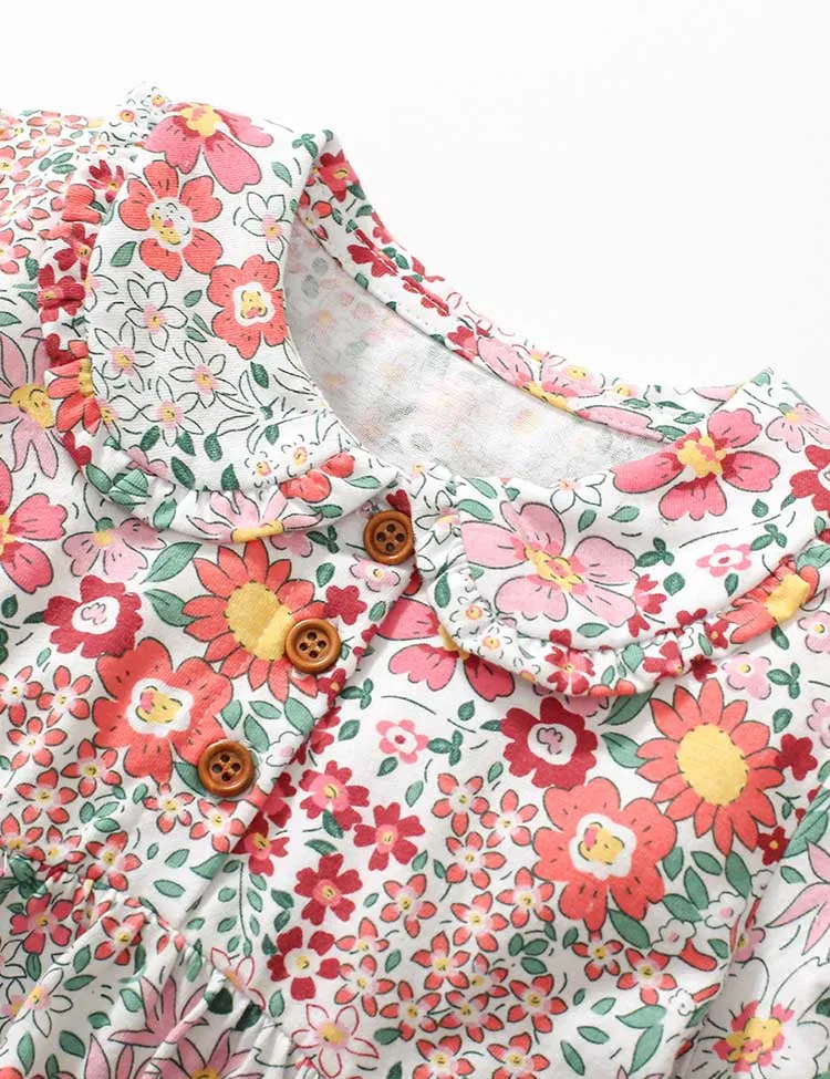 Blossom Floral Printed Cotton Dress - Image 2