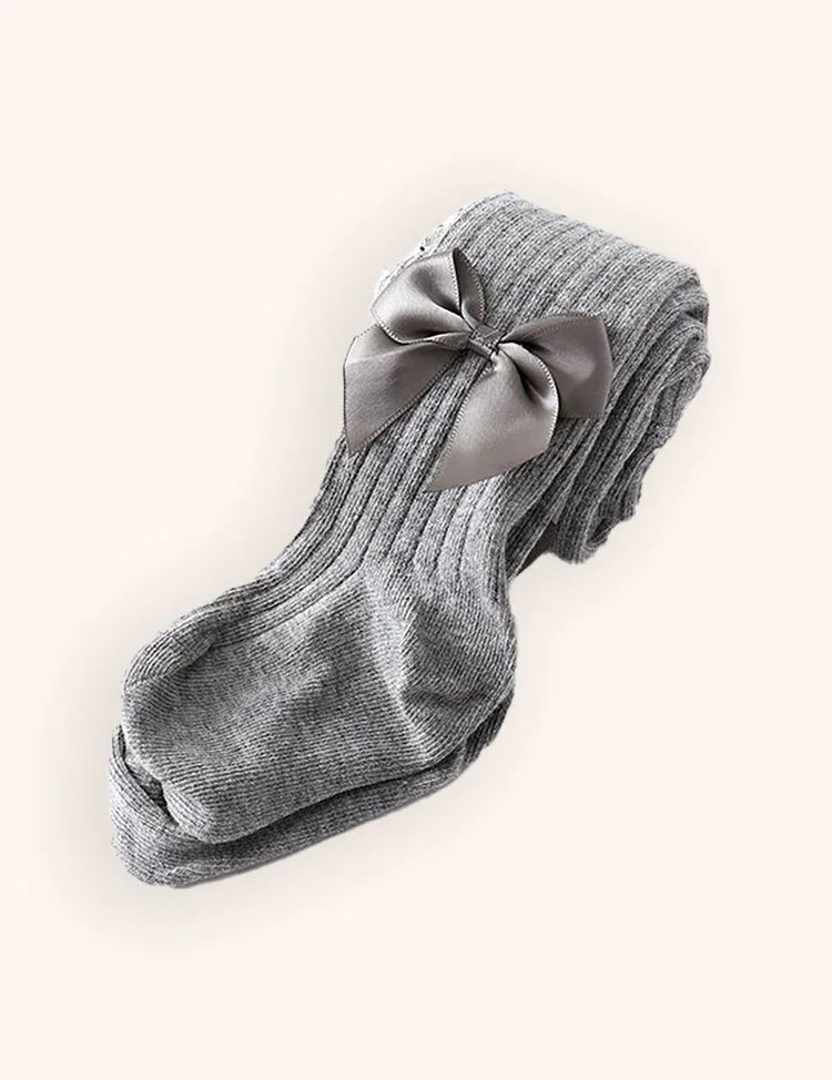 Bow Knitted Leggings - Image 2