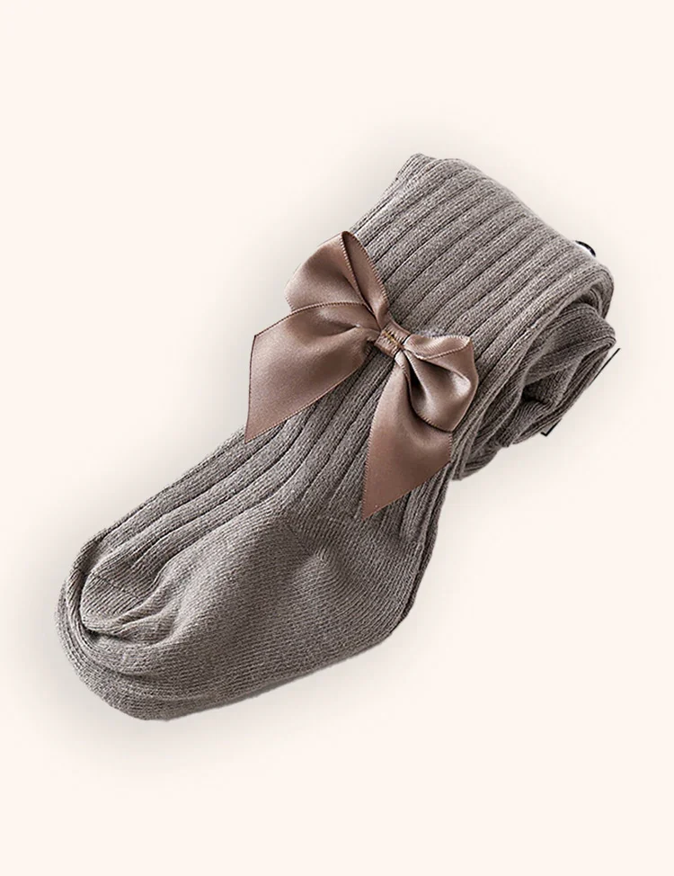 Bow Knitted Leggings - Image 3
