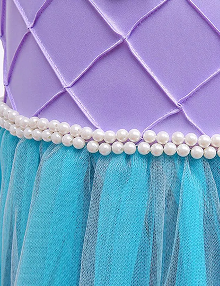 Bow Lace Stitching Party Dress - Image 3