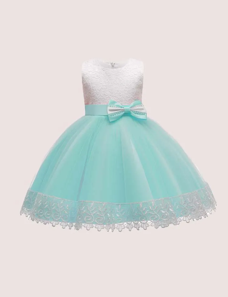 Bow Mesh Party Dress - Image 3