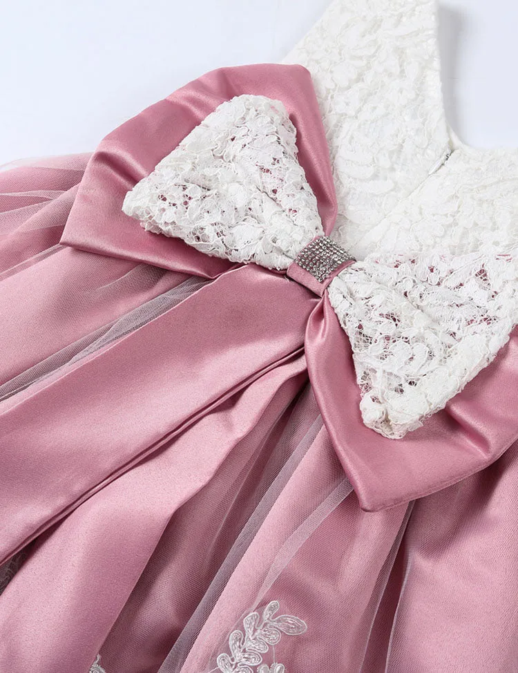Bow Tutu Lace Dress - Image 11