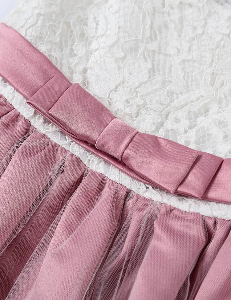 Bow Tutu Lace Dress - Image 7