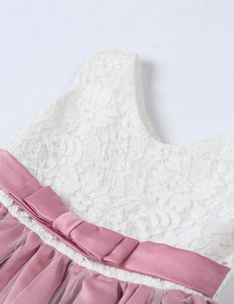 Bow Tutu Lace Dress - Image 9