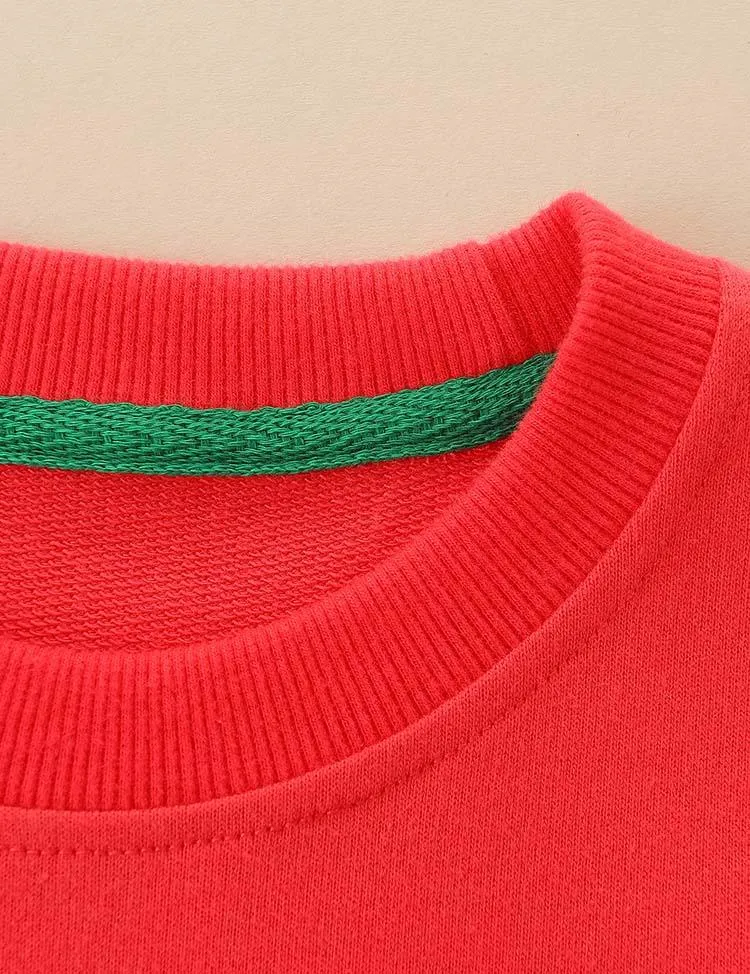 Bowknot Puppy Appliqué Sweatshirt - Image 4