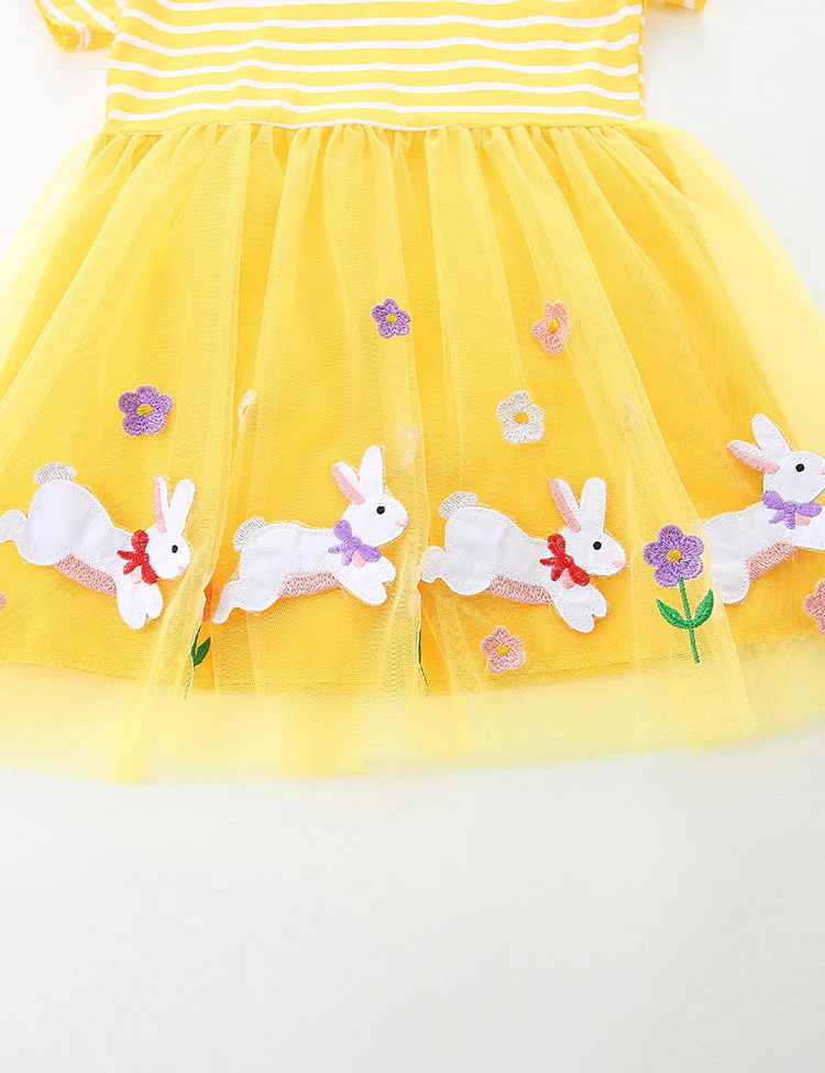 Bunny Applique Tulle Dress - Image 4