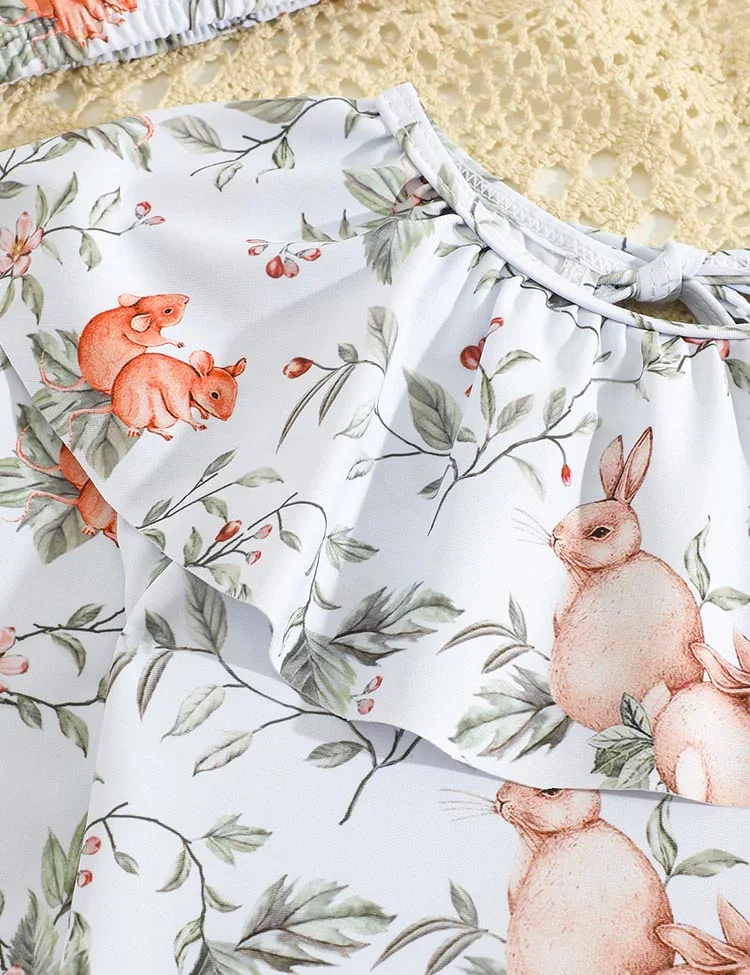 Bunny Print Swimsuit - Image 3