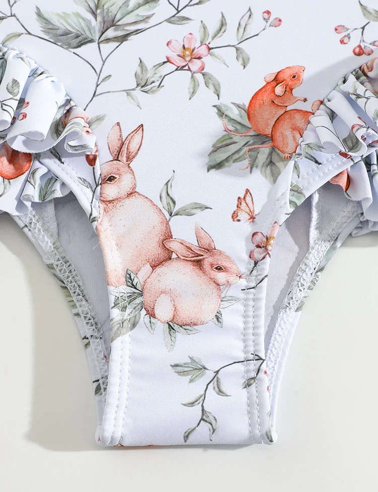 Bunny Print Swimsuit - Image 4