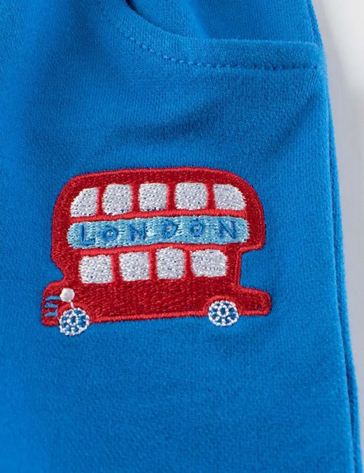 Bus Embroidered Shorts - Image 3