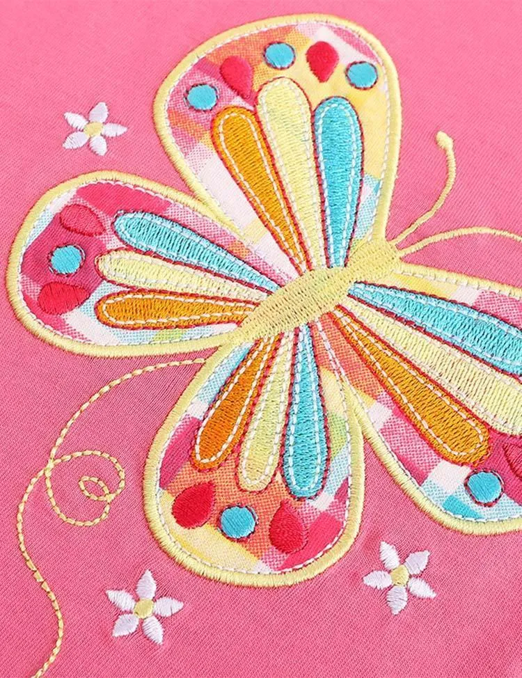 Butterfly Embroidery Sleeveless Set - Image 3