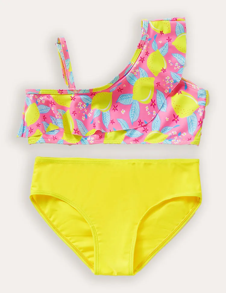 Butterfly Print Split Swimsuit - Image 4