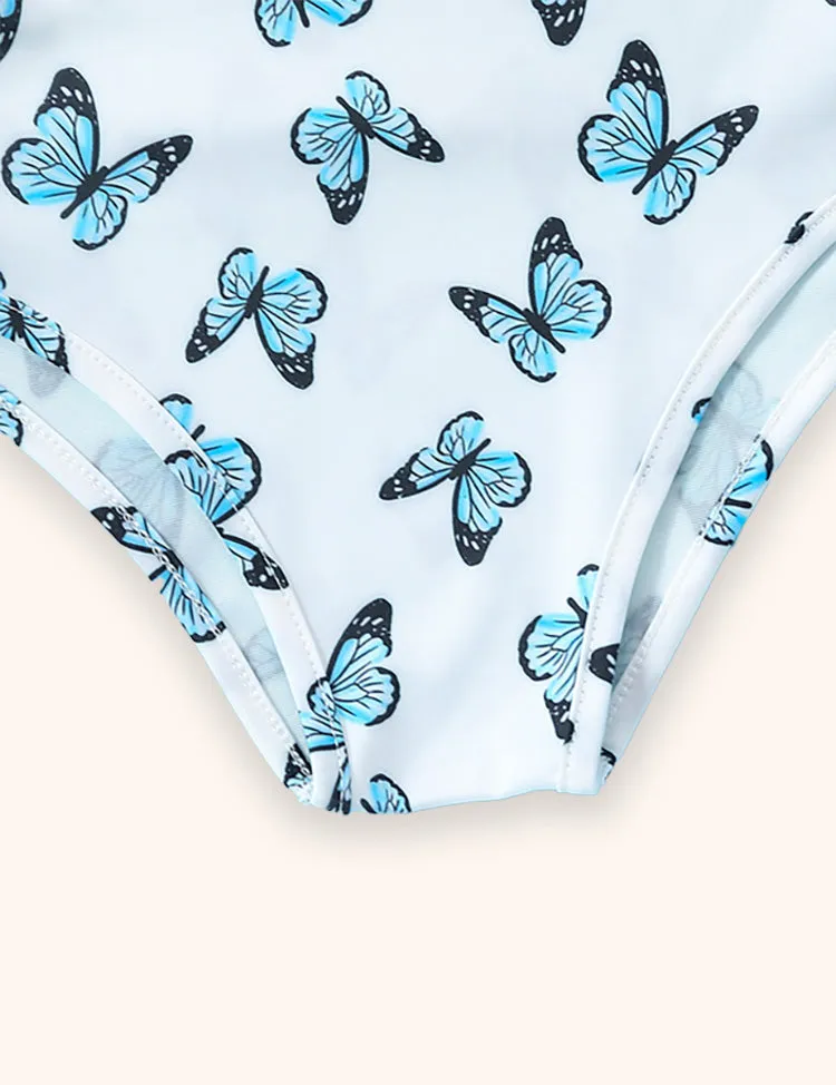 Butterfly Printed Bikini Swimsuit - Image 3