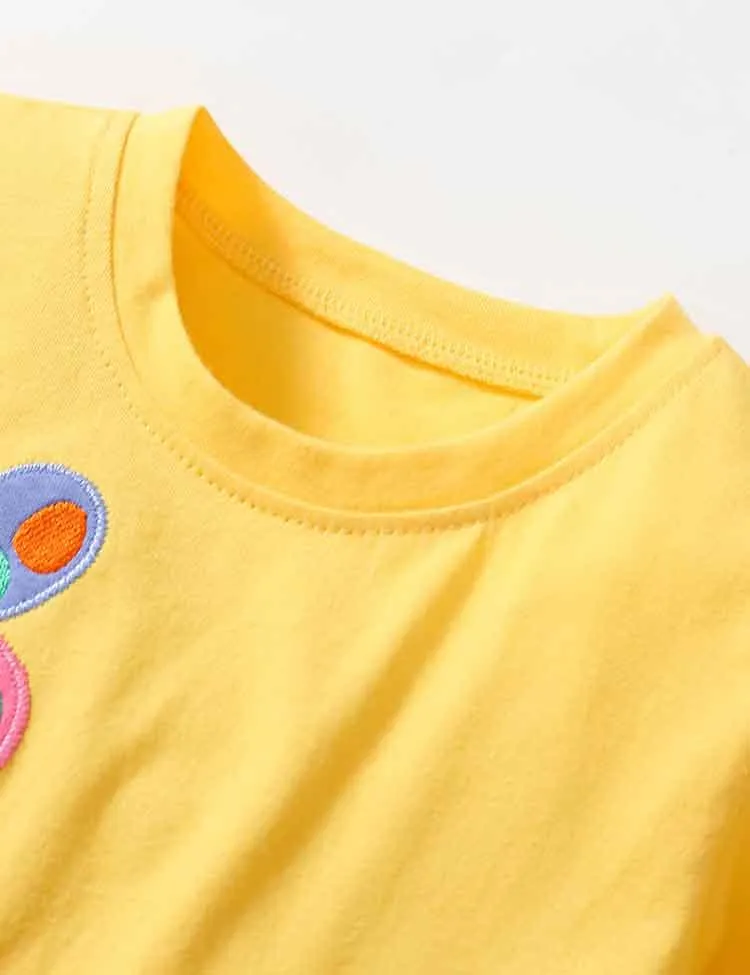 Butterfly Rainbow Appliqué Dress - Image 3