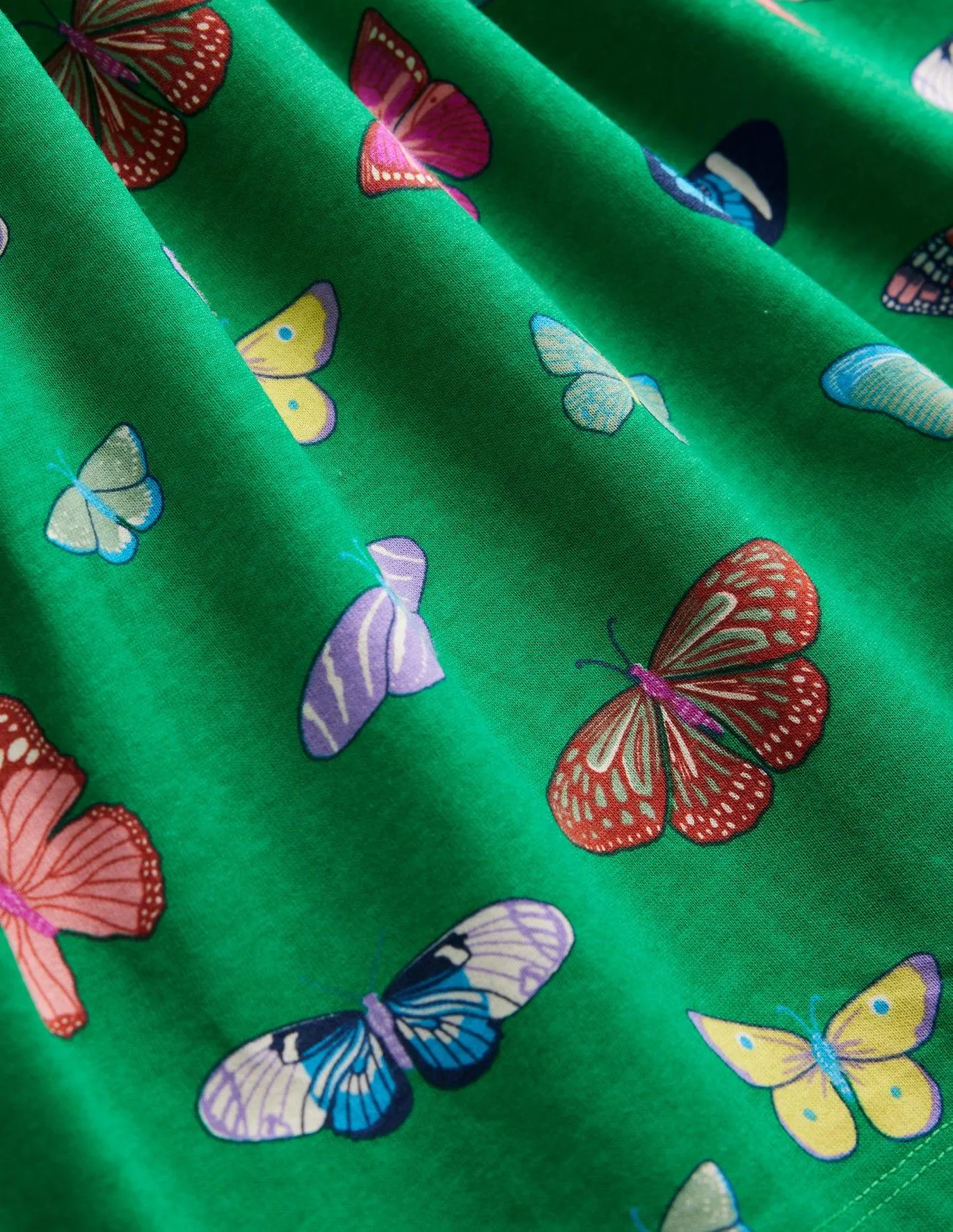 Butterfly Short-sleeved Fun Jersey Dress - Image 3