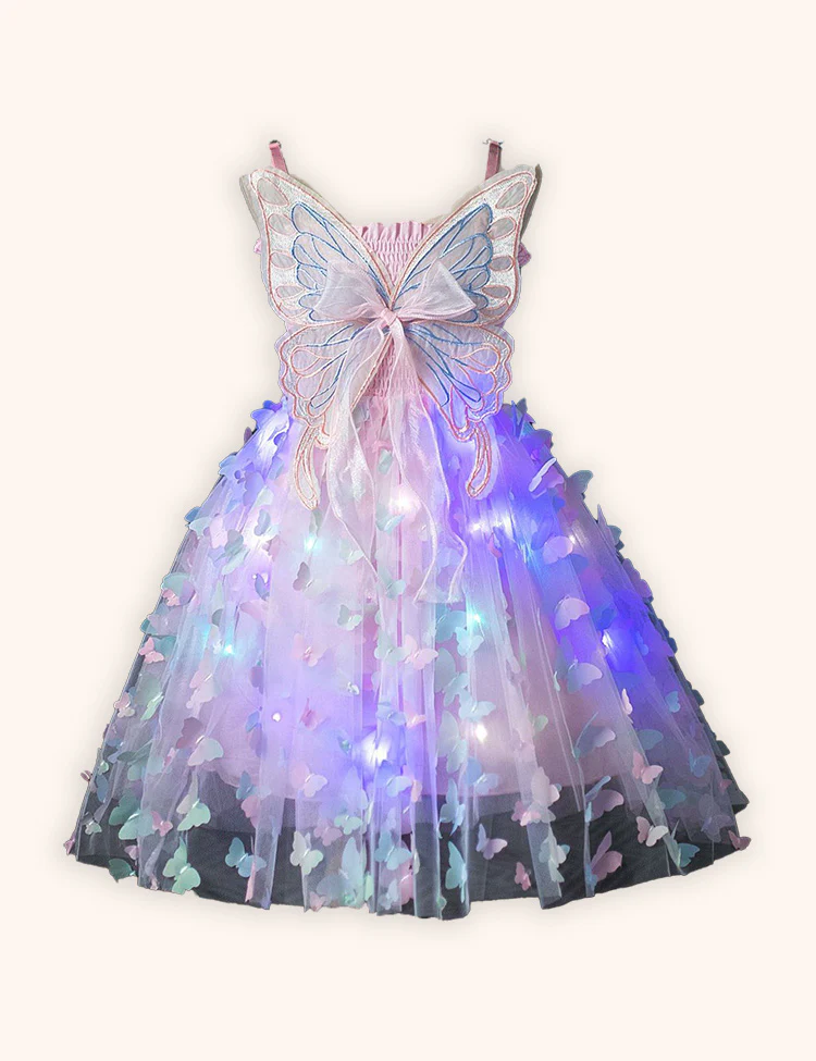 Butterfly Suspender Tulle Princess Dress - Image 5