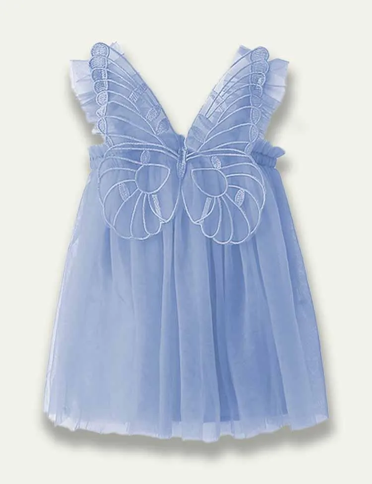 Butterfly Tulle Fluffy Dress - Image 3