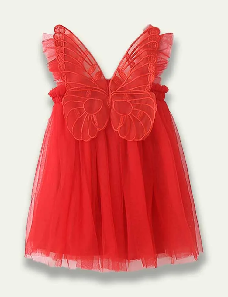 Butterfly Tulle Fluffy Dress - Image 4