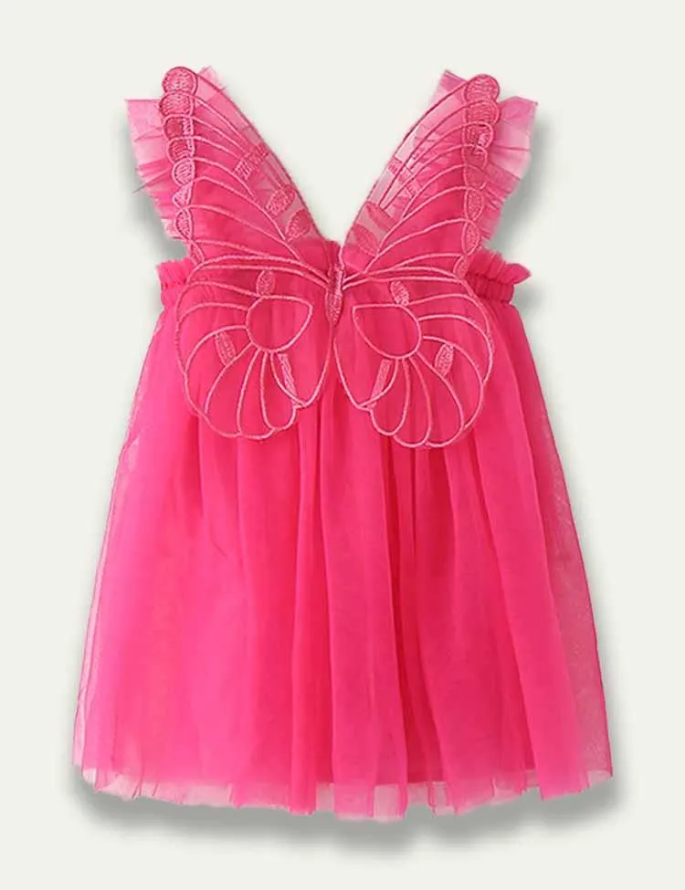 Butterfly Tulle Fluffy Dress - Image 9