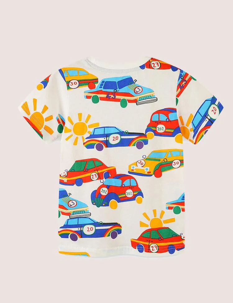 Car Full Print T-Shirt - Image 2