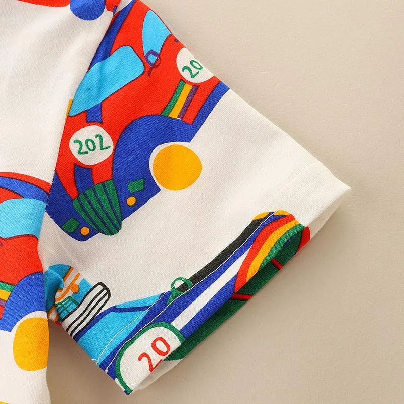 Car Full Print T-Shirt - Image 4